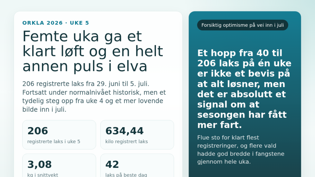Femte uka i Orkla 2026
